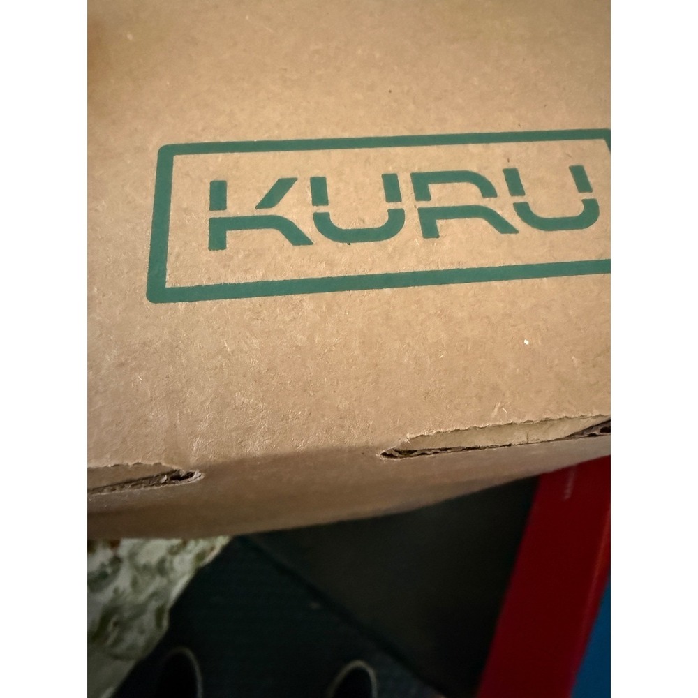 Kuru Sandal Breeze Black Leather Slip On‎ Slide Sandal Womens 12 Medium New Box - Picture 10 of 11